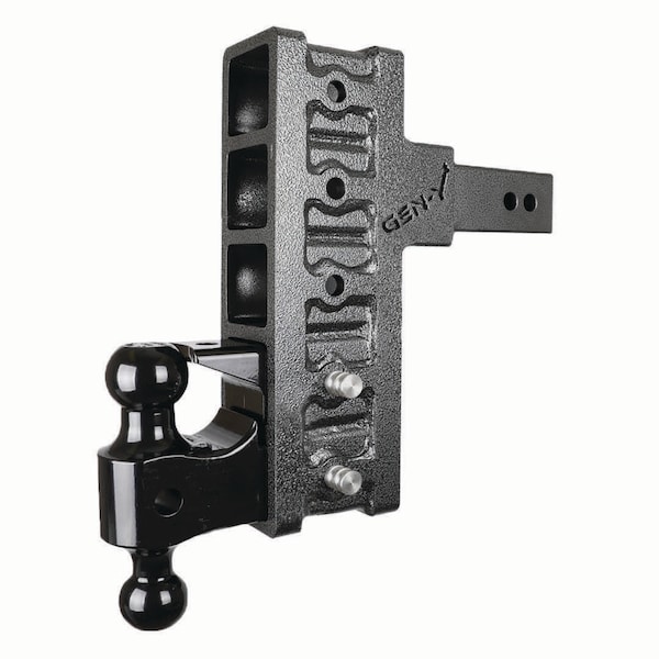 Gen-Y Hitch MEGA-DUTY 2.5 Shank 9 Offset Drop 3.5K TW 32K Hitch & GH-0161 Dual-Ball & GH-0162 Pintle Lock GH-1925 - main